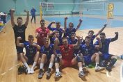 Volei Club Zalau si bucuria victoriei din prima etapa a Seriei Vest a Diviziei A2