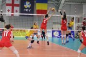 ariana pîrv in atac in meciul Romania - Georgia