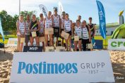 Competițiile de volei pe plajă organizate în weekend în Estonia au avut o participare record