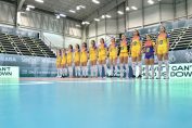 Naționala României de la Campionatul Mondial Under 18, la intonarea imnurilor
