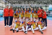 Naționala României după victoria cu Puerto Rico de la Campionatul Mondial Under 18