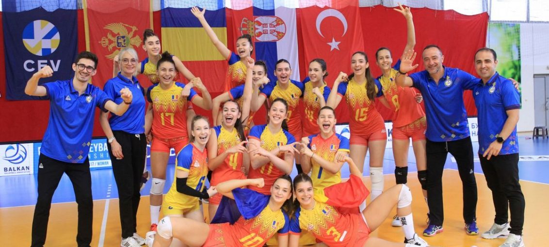 Naționala feminină și bucuria ocupării locului 5 la Campionatul Balcanic