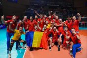 Bucuria naționalei României după victoria cu Croația, care a adus calificarea echipei noastre în sferturile de finală ale Campionatului European