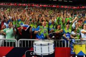 Fanii sloveni au trait lamaximum calificarea echipei lor in semifinalele Campionatului European