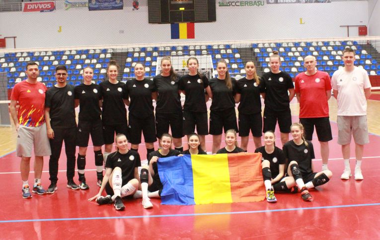 Naționala feminină Under 19 a României înaintea turneului de calificare la Campionatul European