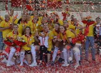 Volei Alba Blaj este campioană pentru a șasea oară în Divizia A1